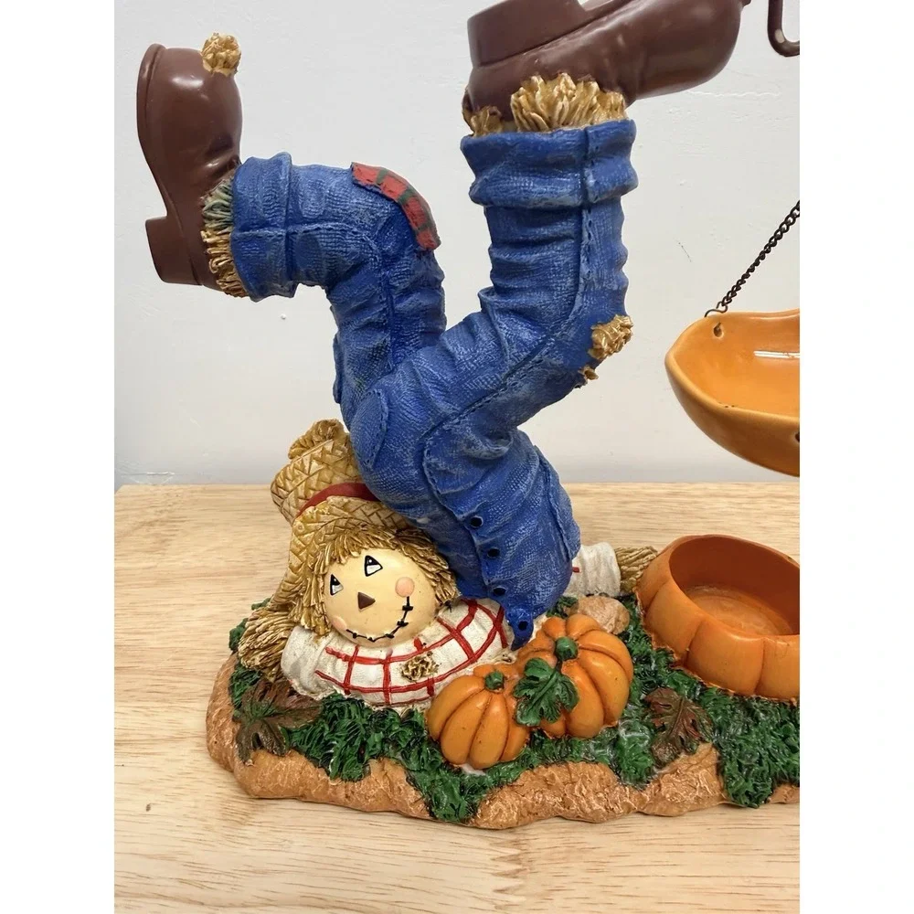 Yankee‎ Candle Halloween Fall Scarecrow Tart Holder & Warmer Fall  Vintage #44